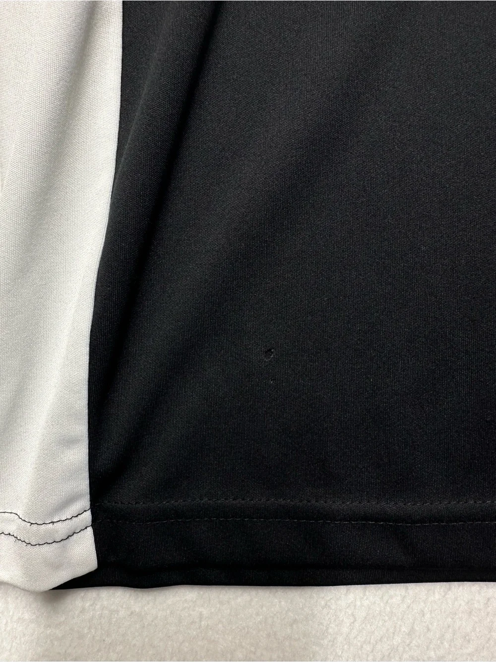 Adidas AEROREADY Men’s Large Black White 3 Stripe Soccer Athletic Shirt